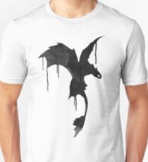 Zahnlose Silhouette - Tintentropfen Unisex T-Shirt