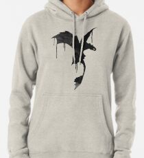 Zahnlose Silhouette - Tintentropfen Hoodie