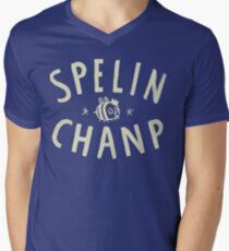 SPELIN CHANP Men's V-Neck T-Shirt