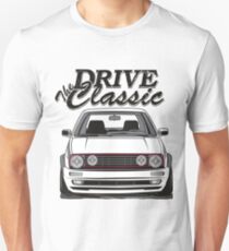 Camiseta unisex Golf 2 GTI MK2 & quot; Conduce el clásico & quot;
