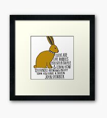 Ideas are Like Rabbits Framed Print