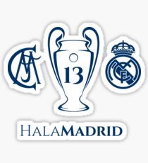 Real Madrid 13 Champions League Sticker