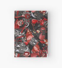 Punk Gothic pattern style Hardcover Journal