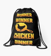 Winner Winner Chicken Dinner Drawstring Bag