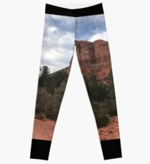 Cliff face outside Sedona Leggings