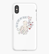 Cute Love Octopus, Valentine Romance iPhone Case