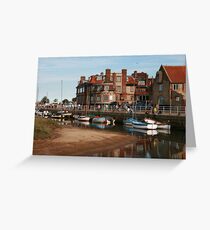Blakeney Quay North Norfolk Greeting Card