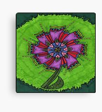 Flower Green Canvas Print