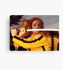 Lienzo Venus de Botticelli y Beatrix Kiddo de Kill Bill por Luigi Tarini