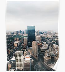Skyline von Boston Poster