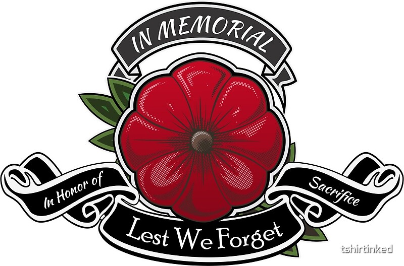 "Memorial Remembrance Poppy "Lest We forget" " by ...