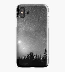 Forest Silhouettes Constellation Astronomy Gazing iPhone Case