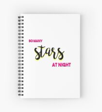 Cuaderno de espiral veo estrellas