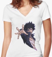 Camiseta entallada de cuello en V Dabi