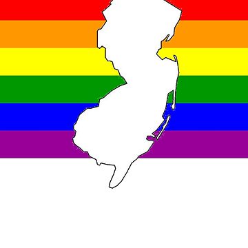 New Jersey Gay Pride - New Jersey LGBT - New Jersey Rainbow Flag |  Essential T-Shirt