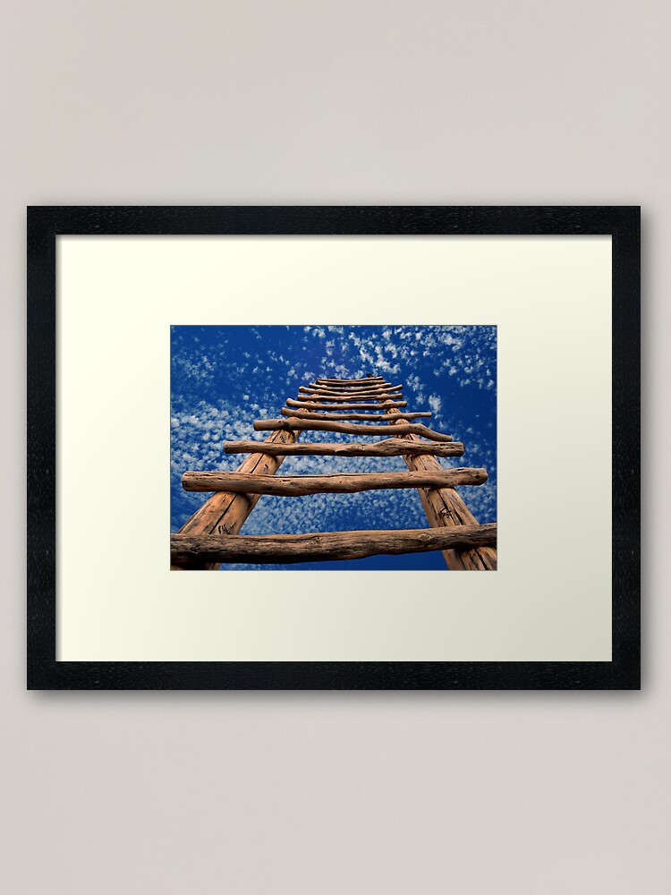 Alternate view of Kiva Ladder Framed Art Print