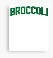 Broccoli Art Foodie Food Restaurant Canvas Print