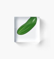 One Zucchini ~ Foodie Food Restaurant Acrylic Block