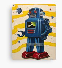 SPACE MONITOR ROBOT Canvas Print