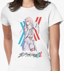 Darling In The Franxx -- Zero Two Pilot Suit Women's Fitted T-Shirt
