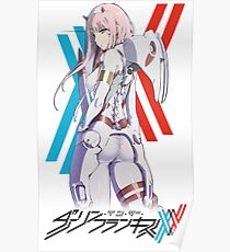 Darling In The Franxx -- Zero Two Pilot Suit Poster