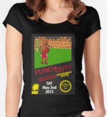 Floyd Mayweather Nintendo Punch out parody !!! Women's Fitted Scoop T-Shirt