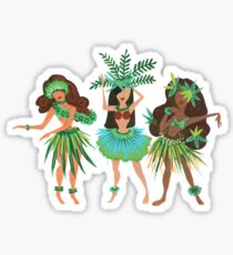 Luau Girls Sticker