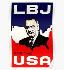 1964 LBJ for the USA Poster