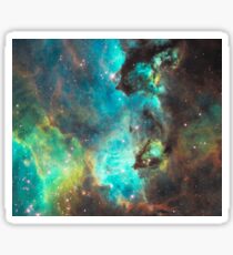 Green Galaxy Sticker