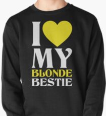 I Love My Blonde Bestie - I Love My Brunette Bestie Couples Design Pullover