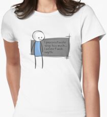 Procrastination Women's Fitted T-Shirt