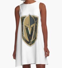 VEGAS GOLDEN KNIGHTS CAMO LOGO A-Line Dress