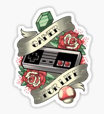 Gamer For Life Sticker