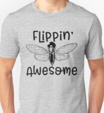 IT Crowd Inspired - Flipping Awesome Moth - Moss - 8 Bit Humor - Nerdy - Parody - British Sitcom - Geek Humor - It Unisex T-Shirt