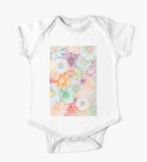 Pastel Flower One Piece - Short Sleeve