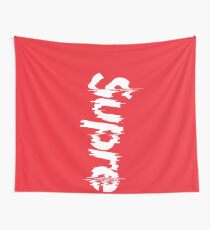 Supreme "Supre" Glitch (Red) Wall Tapestry