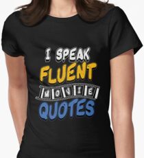Movie Quotes Women's Fitted T-Shirt