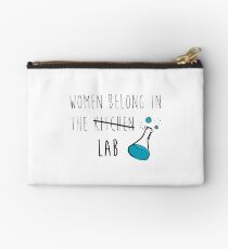 Women Belong in the Lab Studio Pouch