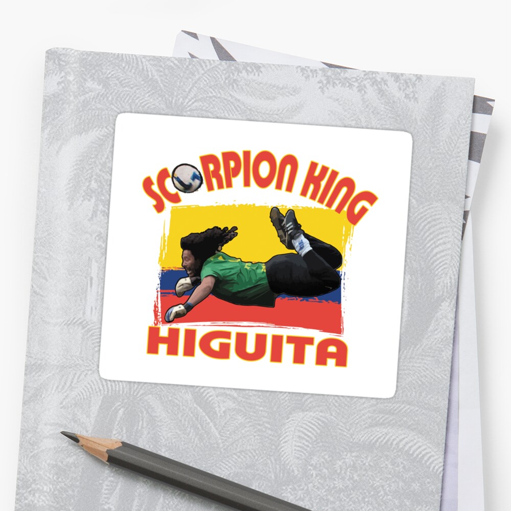 Higuita Scorpion Kick Sticker By Sunset Store - 