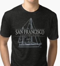 San Francisco Sailing Tri-blend T-Shirt