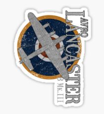 Avro Lancaster WWII Bomber RAF Roundel Design Sticker