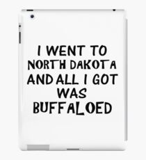 Buffaloed North Dakota iPad Case/Skin