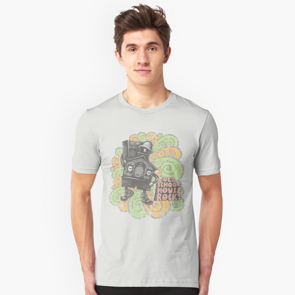 Old School House Rock Slim Fit T-Shirt