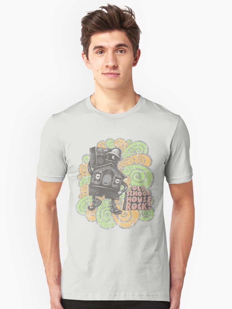 Alternate view of Old School House Rock Slim Fit T-Shirt