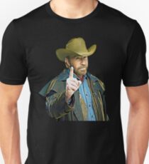 Chuck Norris Kunst Slim Fit T-Shirt