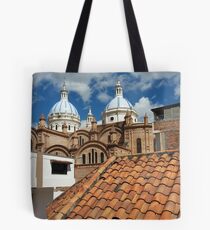 Rooftops and Church tops of Cuenca Tote Bag