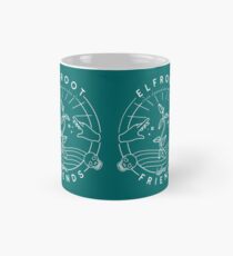 Taza clásica Elf Root Before Friends - Teal