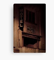 Creepy Hotel Canvas Print