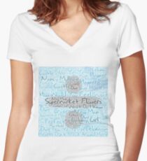 Ed Sheeran Divide Women's Fitted V-Neck T-Shirt
