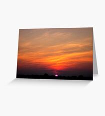 *JULY SUNSET* Greeting Card
